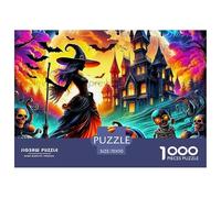 Witch 1000 Piece Jigsaw Puzzle for Adults And Kids - Mystic Magic Unique, Challenging, DIY Wall Decor, 'What Happens Next' 70x50cm/1000pcs