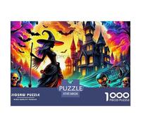 Witch 1000 Piece Jigsaw Puzzle - For Adults - Mystic Magic Includes Whimsies, Premium Quality, DIY Wall Decor, 'What Happens Next' 38x26cm/1000pcs