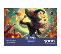 Witch 1000 Piece Jigsaw Puzzle for Kids And Adults - Mystic Magic Includes Whimsies, Challenging, Family Activity, Display 70x50cm/1000pcs