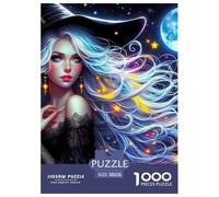 Witch 1000 Pieces Halloween Paper Jigsaw Puzzle - "What Happens Next" Decoration for Adults & Kids | 38x26cm/1000pcs
