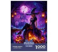 Witch 1000 Pieces Jigsaw Puzzles for Adults Fun, Challenging & Brainteasing Birthday Gifts for Women And Man Challenge High Difficulty 38x26cm/1000pcs