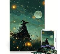 Witch Among Fireflies 1000 Piece Jigsaw Puzzle for Teenagers Smart Training Cozy Pastime Flawless Cut Bday Surprise (50x75cm)