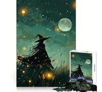 Witch Among Fireflies 1000 Piece Jigsaws for Adults Recall Power Light Enjoyment Precise Edges Meaningful Gift (38x52cm)