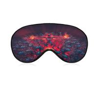 Witch and Horde Sleeping Mask with Adjustable Strap Soft Eye Cover Blackout Blindfold for Travel Relax Nap