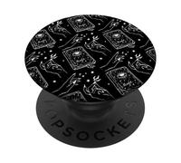 Witch and Spell Book Witchy Spooky Season Halloween PopSockets Adhesive PopGrip