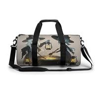 Witch And The Cauldron Gym Bag Sport Gym Tote Bag Lightweight Duffle Bag Carry On Weekender Bags for Women Men, white, 17.7in/9in/9in