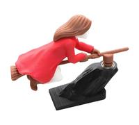 Witch and Wizard Broomsticks Dashboard Drift Ornaments, Witch Wizard Fantasy Drift Decor, Fun Car Dashboard Ornaments, Gifts for Vehicle Enthusiasts Interior Vehicle Enthusiasts Magical Turn Decor