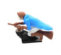 Witch and Wizard Broomsticks Dashboard Drift Ornaments, Witch Wizard Fantasy Drift Decor, Fun Car Dashboard Ornaments, Gifts for Vehicle Enthusiasts Interior Vehicle Enthusiasts Magical Turn Decor