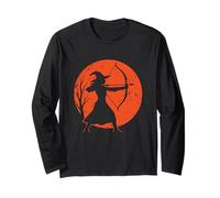 Witch Archer Under Moon Long Sleeve T-Shirt