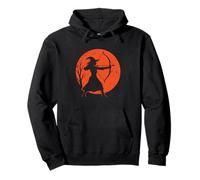 Witch Archer Under Moon Pullover Hoodie