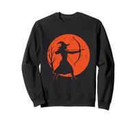Witch Archer Under Moon Sweatshirt