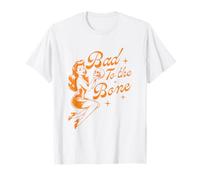 Witch Bad to The Bone Funny Halloween T-Shirt