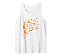Witch Bad to The Bone Funny Halloween Tank Top