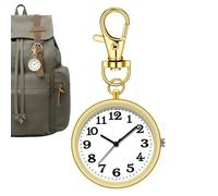 Witch Bag Charm - Nurse Watch Clip On | Cute | Pocket Watches Round Key Buckle | Hanging Doctor Stylish Pendant Bag for Lovers, Holidays, Friends Outdoor Activities