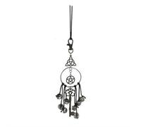 Witch Bell Hanging Decor for Door Knob Protection, 2025 Wreath Handmade Door Hanger Bell for Repelling Negative Energy, Witches Bells for Witchy Decor, Witchcraft Supplies, Home Protection