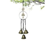 Witch Bell,Rustic Wind Chimes Ornament Decor,Witches Bells for Door for Protection | for Halloween Fall Christmas Thanksgiving Tree Porch Wall Kitchen Office Home