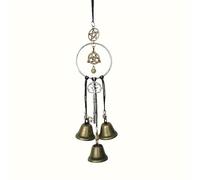 Witch Bells for Door Knob for Protections Witchcrafts Supplies Hanging Samhains Altars Decors, Wiccas Decors Witch Protections for Knob Hangers Wind Chimes