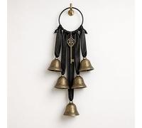 Witch Bells for Door Knob Windowsills Ornament Witch Wind Chimes Hanger Protection Witchcraft Bell Home Room Decor for Christmas Halloween