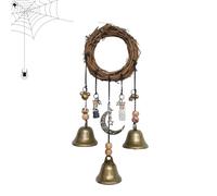 Witch Bells Hanging Decoration, Pagan Door Bells for Protection & Positive Energy, Wiccan Wind Chimes for Home, Witchcraft Decor & Spiritual Gifts (1PCS)