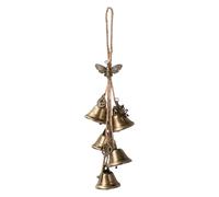 Witch Bells - Hanging Wind Chimes, Door Knob Decor | Vintage Metal Bell Accent, Protective Energy Sound Charm for Shop, Hotel, Home Entryway, Spiritual Decor for Businesses and Homes