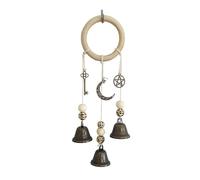Witch Bells, Witches Bells for Door Protection, Pagan Door Bells for Positive Energy, Wiccan Wind Chimes for Home Decor, Witchcraft Decor & Spiritual Gifts