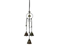 Witch Bells,Witches Bells for Home Protection,Handcrafted Witchcraft Decor,Decorative Wind Chimes for Door, Window, Porch & Garden (style D)