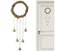 Witch Bells | Witches Wind Chimes - Rural Hanging Ornament with Bell Embellishment for Garden Living Room Bedroom Wall Outdoor