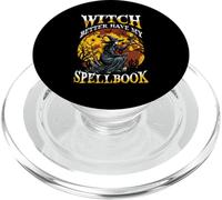 Witch Better Have My Spellbook Halloween Moon Scene PopSockets PopGrip for MagSafe