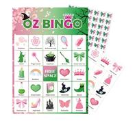 Witch Bingo Games - Halloween Party Card Set for Kids and Adults, Interactive Deck for Birthdays, Festivals, Gatherings, Indoor, Outdoor Events, School Activities, Beginner-Friendly Play