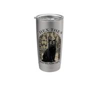 Witch Black Cat Hex The Patriarchy Stainless Steel Insulated Tumbler