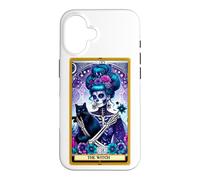 Witch Black Cat Mom Tarot Card Skeleton Spellbook Women Case for iPhone 16