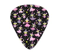 Witch Bohemian Drawing Print 12 Pieces Guitar Picks For Guitars And Ukulele, Unique Guitar Present