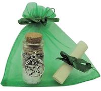 Witch Bottle for Luck in an Organza Pouch A Talisman Created by a Practicing Witch