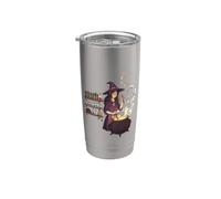 Witch Brewing Potion at Cauldron Stainless Steel Insulated Tumbler