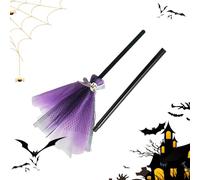 Witch Broom - Costume Accessory for Boys and Girls, Pretend Play Party Accessory | Great for School Events, Lees Birthdays, Less Masquerades, Less