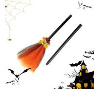 Witch Broom - Costume Accessory for Boys and Girls, Pretend Play Party Accessory | Ideal for School Events, Lees Birthdays, Less Masquerades, Less Mais