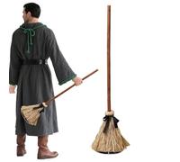 Witch Broom Decor,Haunted Dancing Broom | Masquerade Decoration with Light and Spooky Sounds for Festival Celebration Theater Performance Holiday Family Gathering Indoor Party