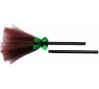 Witch Broom for Halloween Party, Witches Broom Costume Accessory, Broom Prop with Detachable HandleProfessional and Fashion