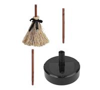 Witch Broom Halloween Prop, Moving Masquerade Decoration Lights, Animated Scary Accessory with Spooky Sounds, Best Theatrical Decor for Stage Show Festival Outdoor Performance