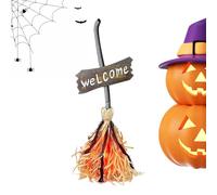 Witch Broom - Halloween Witch Moving Breoms | Floating Scary Sounds Witch Broom | Spooky Sounds Dance | Masquerade Decoration for Garden Haunted House Terrace Yard Fireplace Living Room Esc