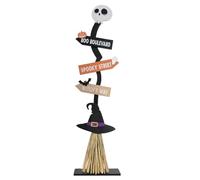 Witch Broom - Vintage Witch Broom Decor, Witches Broomsticks For Garden, Witches Brooms Wood Sign Room Decor | Halloween Decorations Home Decors For Indoor Outdoor Front Door Porch Lawn Garden