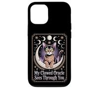 Witch Cat Oracle Mystical Moon Phases Case for iPhone 12/12 Pro