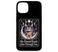 Witch Cat Oracle Mystical Moon Phases Case for iPhone 13