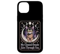 Witch Cat Oracle Mystical Moon Phases Case for iPhone 14 Plus