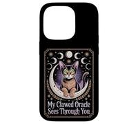 Witch Cat Oracle Mystical Moon Phases Case for iPhone 14 Pro