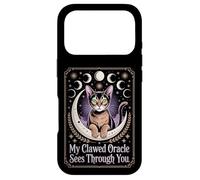Witch Cat Oracle Mystical Moon Phases Case for iPhone 17 Pro