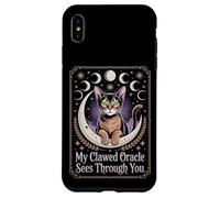 Witch Cat Oracle Mystical Moon Phases Case for iPhone XS Max