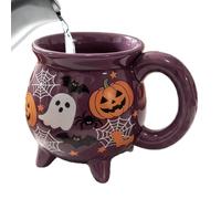 Witch Cauldron Coffee Mug 360ml Halloween Table Decor Ceramic Drinkware