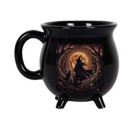 Witch Cauldron Mug Personalized WitchesBrew Cauldron Stoneware Mug Halloween Coffee MugCauldron Witch Mugs Funny WitchesBrew Coffee Mugs Gifts for Bestie, Sisters, Family, Yourself (A)