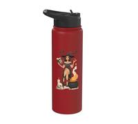 Witch Cauldron Spell Halloween Horror Mystical Witchcraft Stainless Steel Insulated Water Bottle